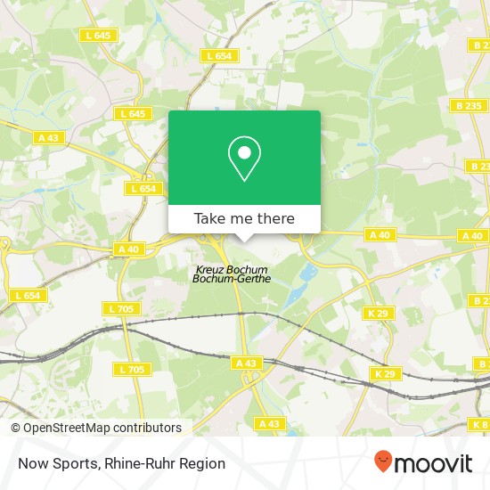 Now Sports map