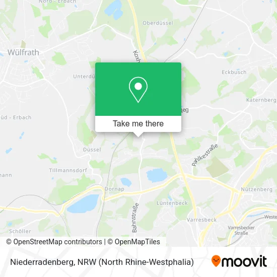 Карта Niederradenberg