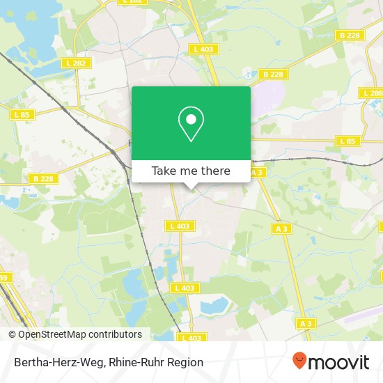 Карта Bertha-Herz-Weg