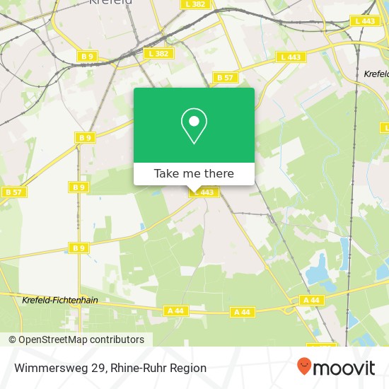 Wimmersweg 29 map