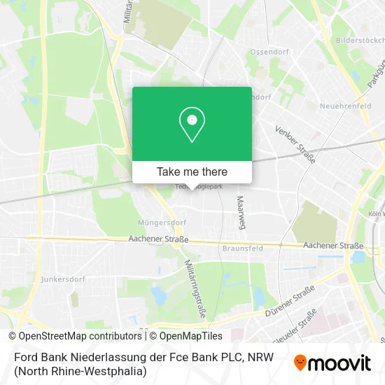 Карта Ford Bank Niederlassung der Fce Bank PLC