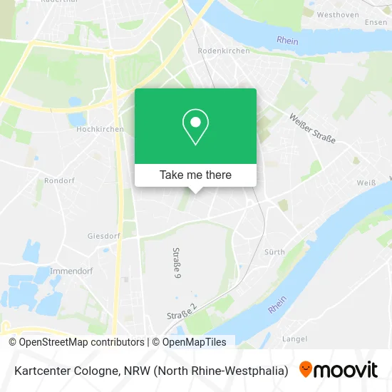 Kartcenter Cologne map