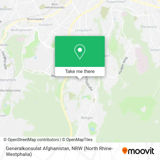 Generalkonsulat Afghanistan map