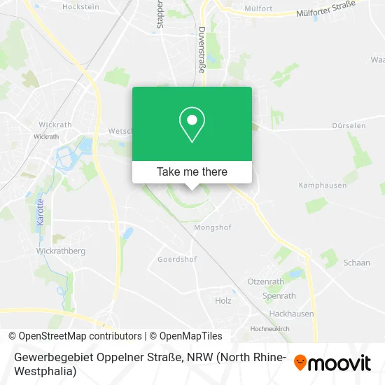 Карта Gewerbegebiet Oppelner Straße