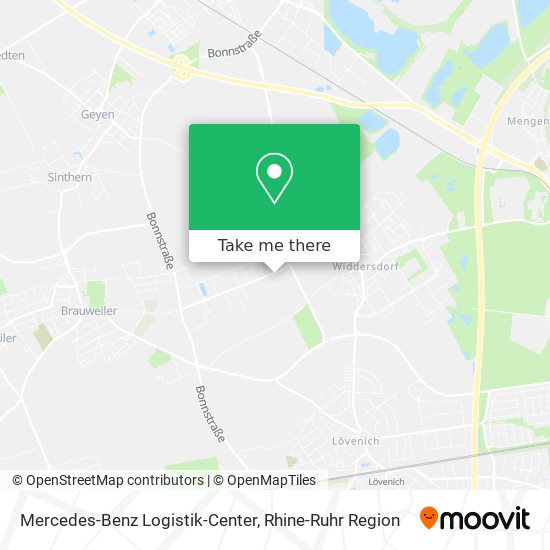 Mercedes-Benz Logistik-Center map
