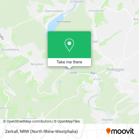 Карта Zerkall