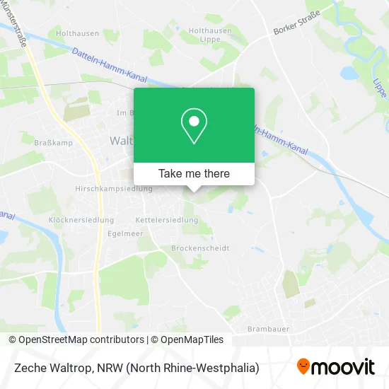 Карта Zeche Waltrop