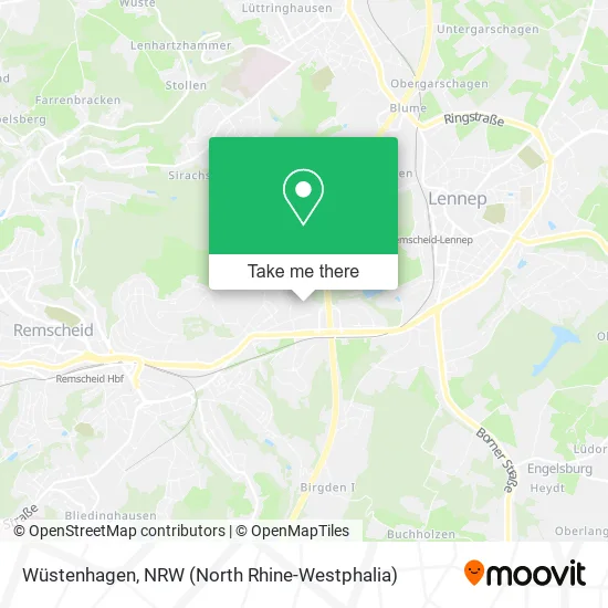 Карта Wüstenhagen