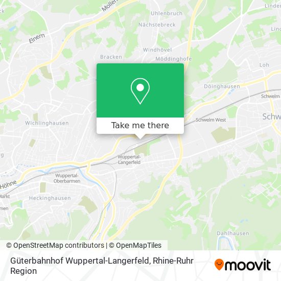 Güterbahnhof Wuppertal-Langerfeld map