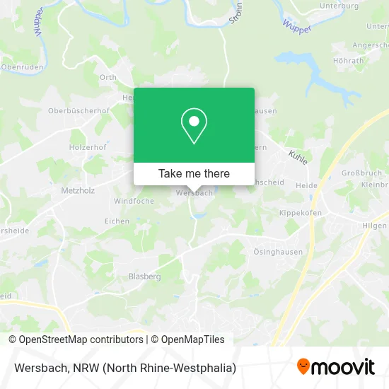 Wersbach map
