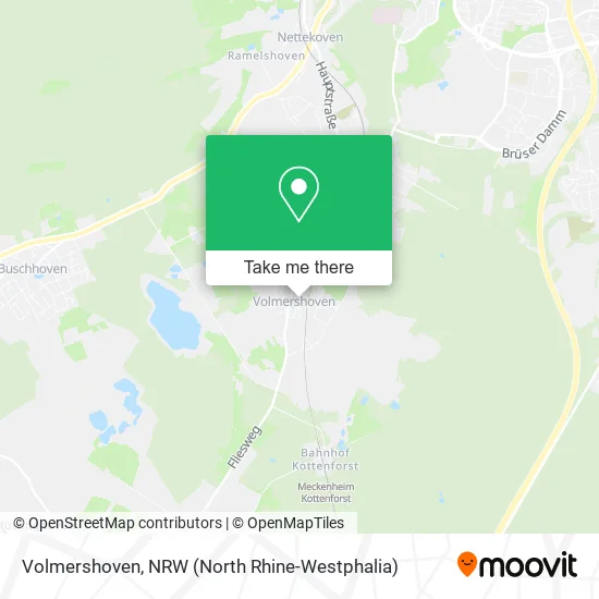 Карта Volmershoven