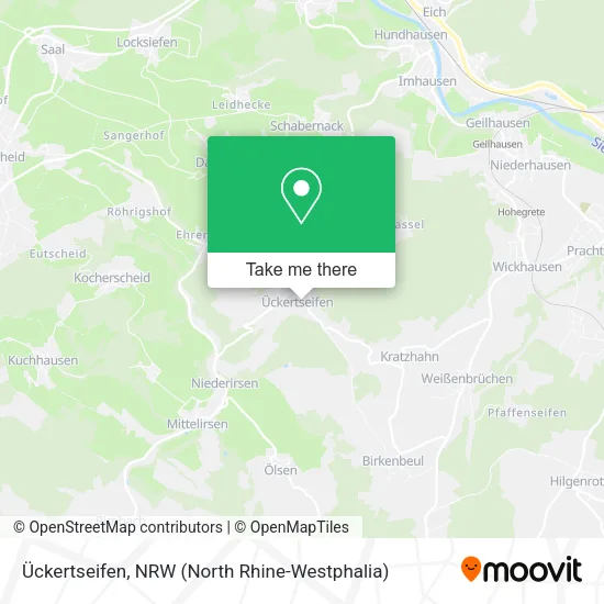 Карта Ückertseifen