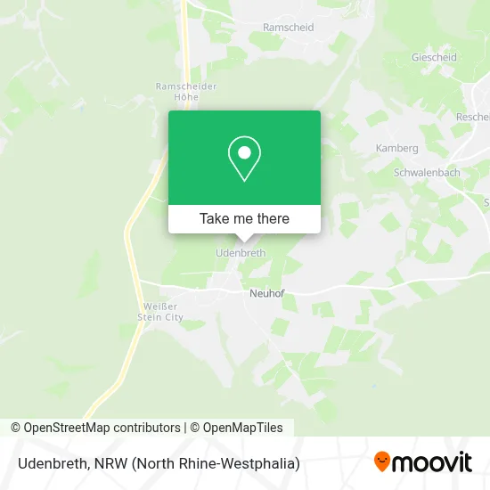 Udenbreth map