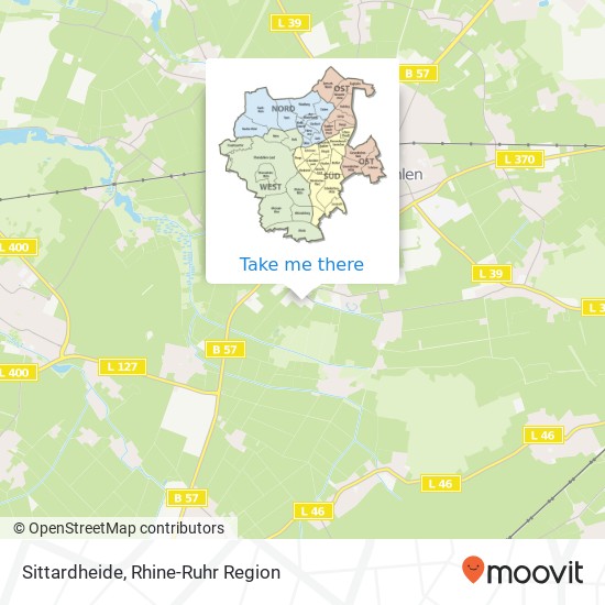 Sittardheide map