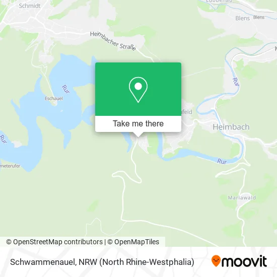 Карта Schwammenauel