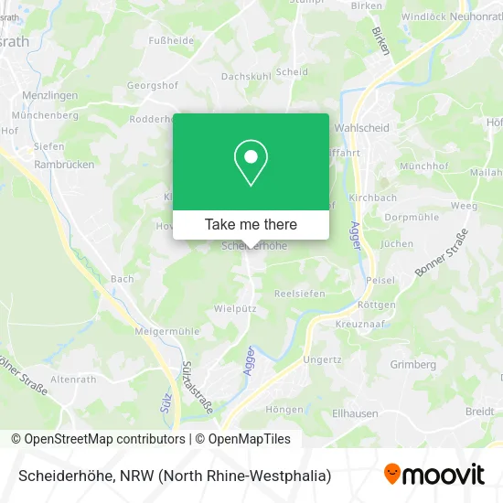 Карта Scheiderhöhe