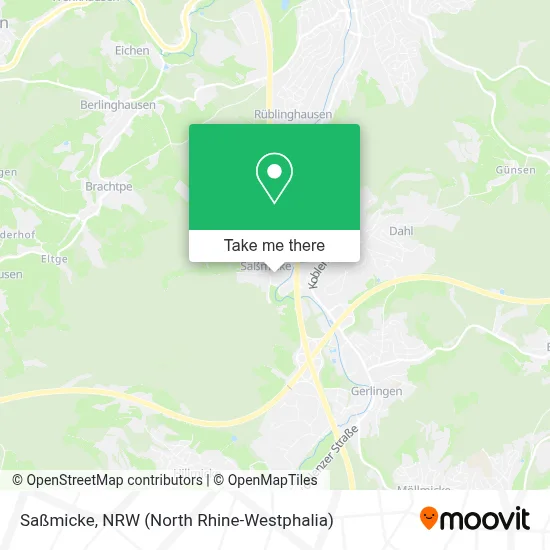 Saßmicke map