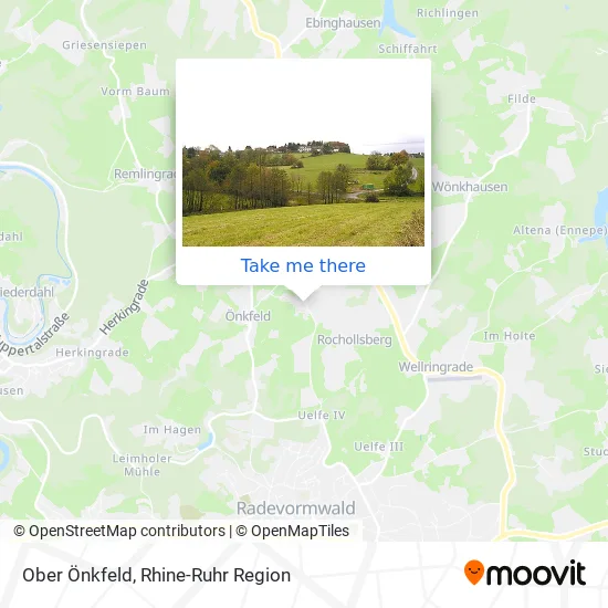 Ober Önkfeld map