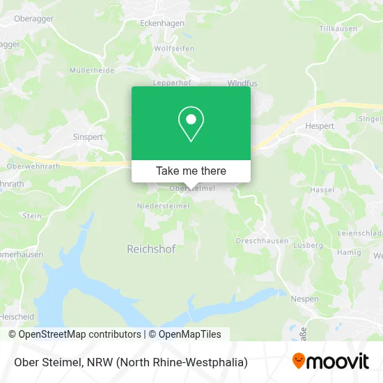 Ober Steimel map