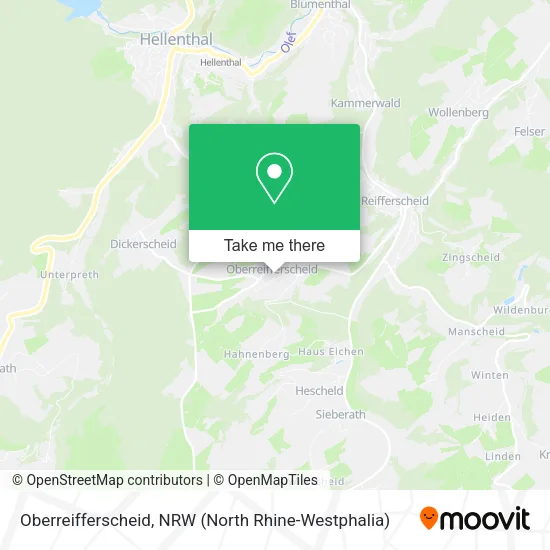 Карта Oberreifferscheid
