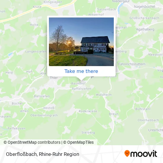 Карта Oberfloßbach