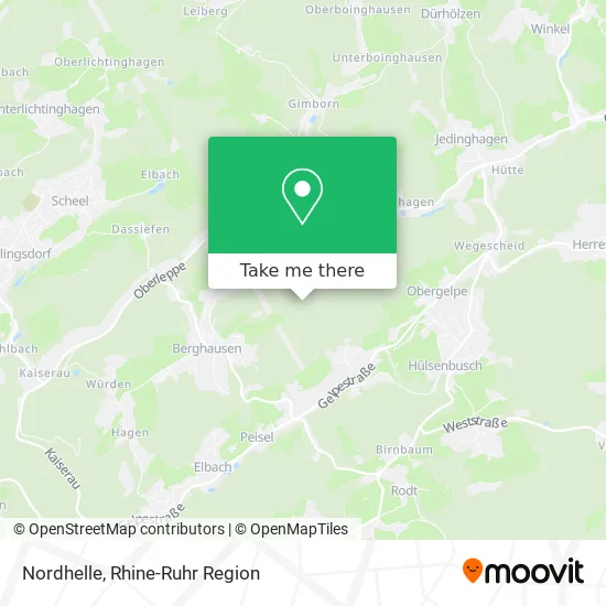 Карта Nordhelle