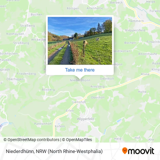 Карта Niederdhünn