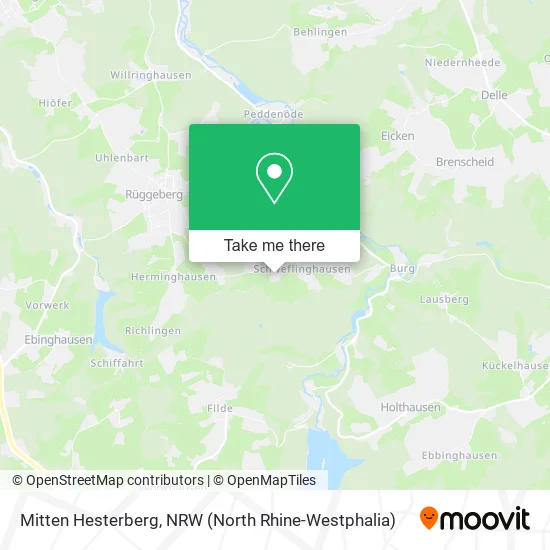 Карта Mitten Hesterberg