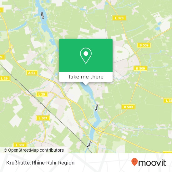 Krüßhütte map