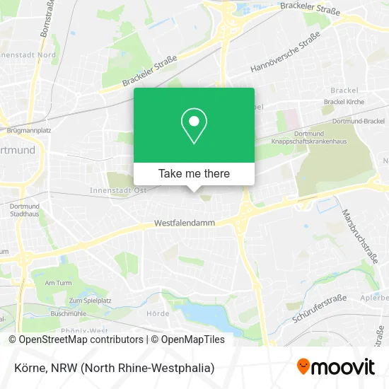 Карта Körne