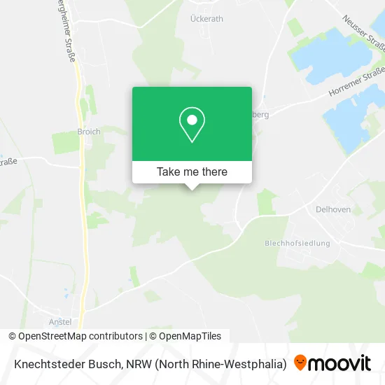 Карта Knechtsteder Busch