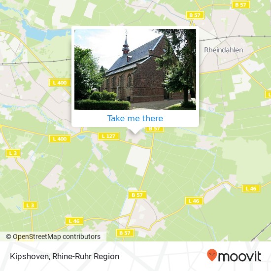 Kipshoven map