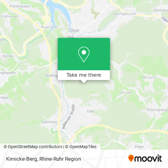 Карта Kimicke-Berg