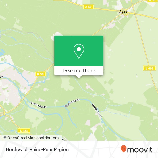 Hochwald map