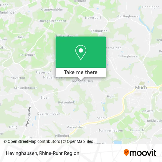 Карта Hevinghausen