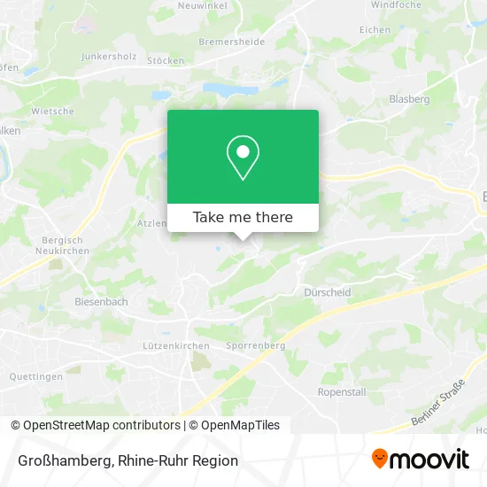 Карта Großhamberg