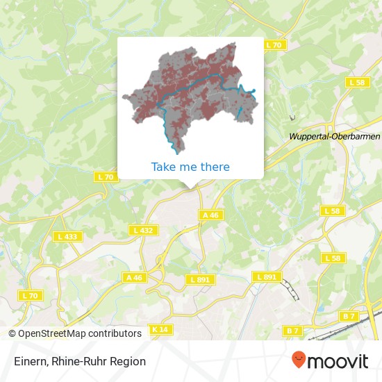 Einern map