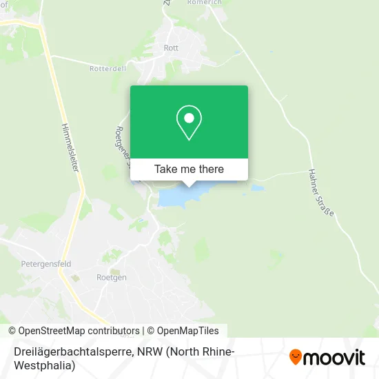 Карта Dreilägerbachtalsperre