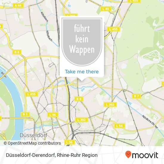 Düsseldorf-Derendorf map