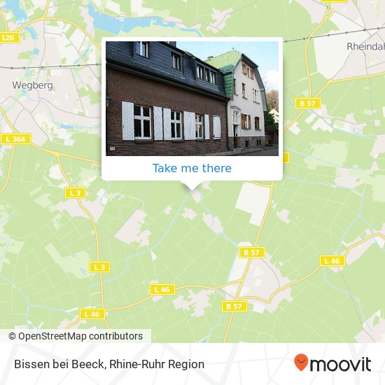 Bissen bei Beeck map