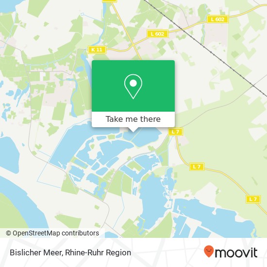 Bislicher Meer map