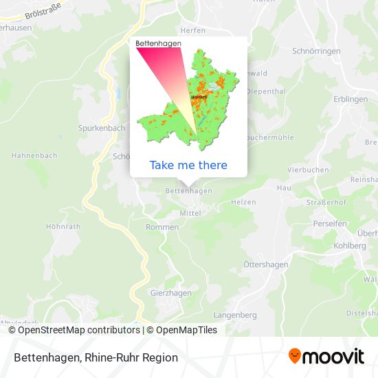 Bettenhagen map