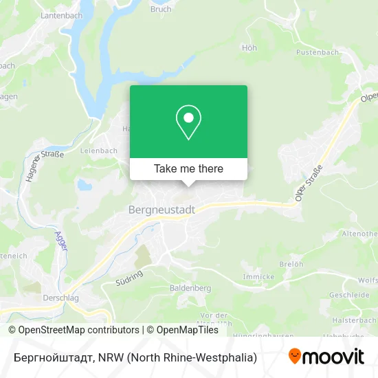 Карта Бергнойштадт