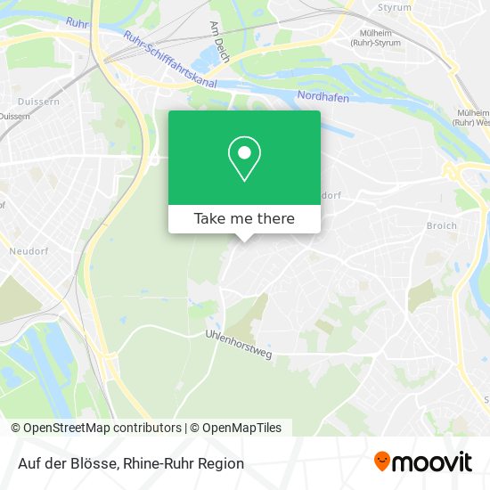 Auf der Blösse map