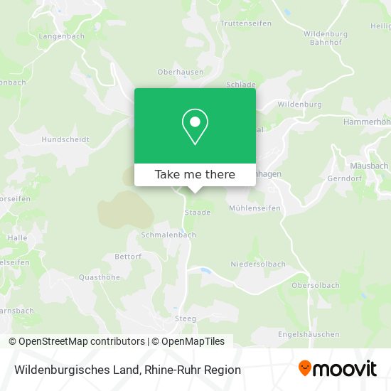 Wildenburgisches Land map