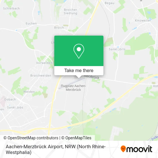 Карта Aachen-Merzbrück Airport