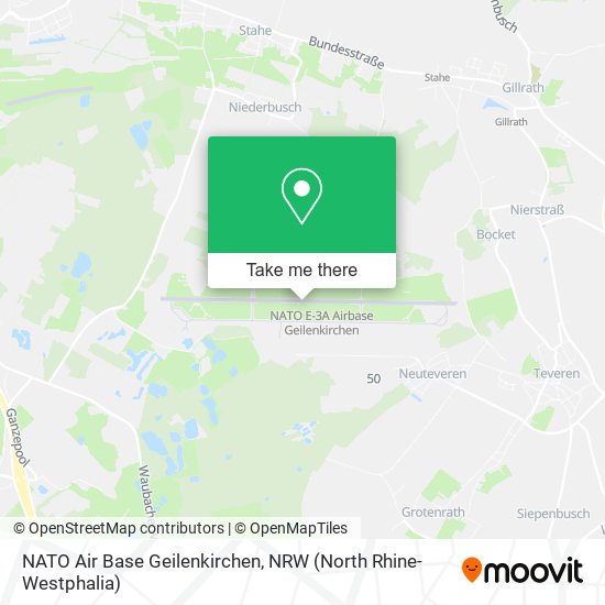NATO Air Base Geilenkirchen map