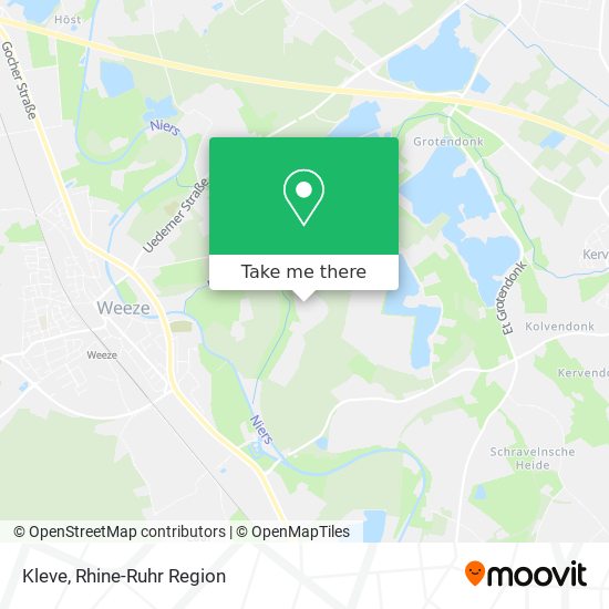 Kleve map