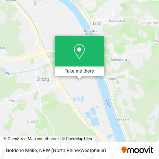 Карта Goldene Meile