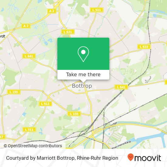 Courtyard by Marriott Bottrop map